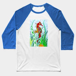 seahorse Baseball T-Shirt